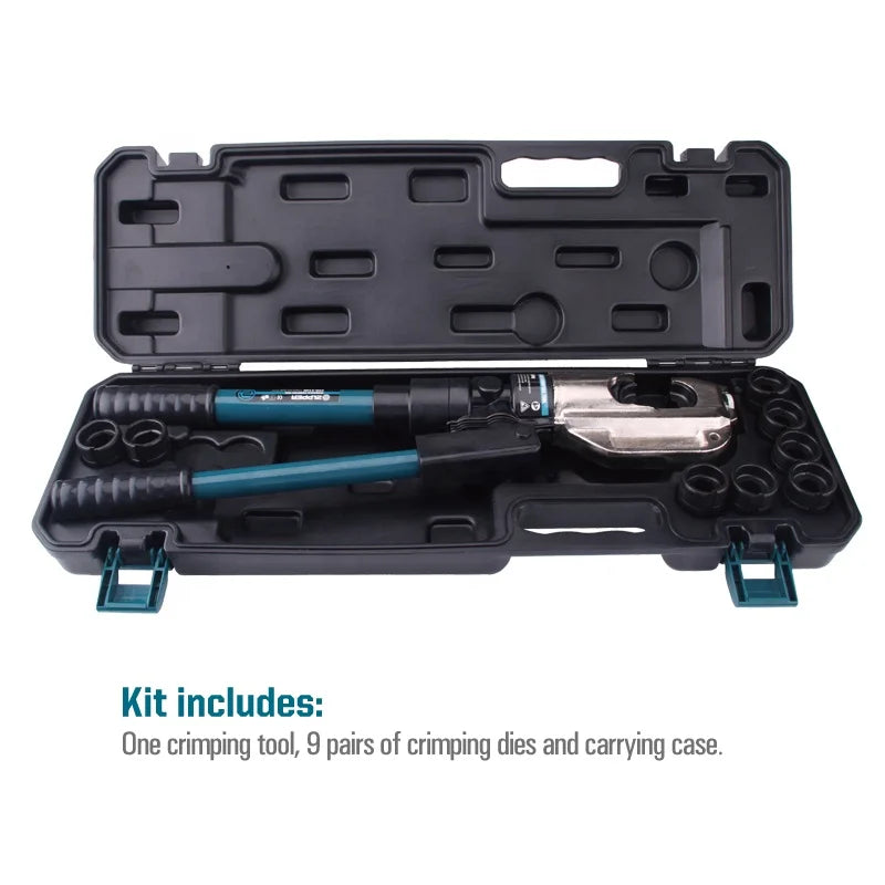 ZUPPER CYO-510B Manual Wire Terminal Compression Tool Hydraulic Crimping Tool with Safety System Inside