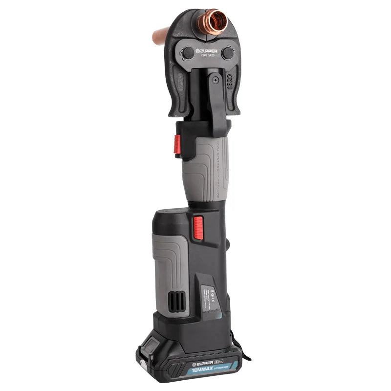 ZUPPER PZ-2430 Battery Powered Hydraulic Pipe Pro Press Tool for Pex Steel Copper Pipe Without Jaws