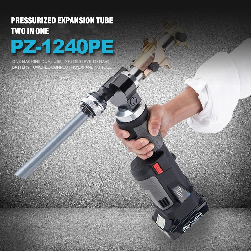 PZ-1240PE Hydraulic Battery Powered Axial Press Expand Tool Plumbing Tool