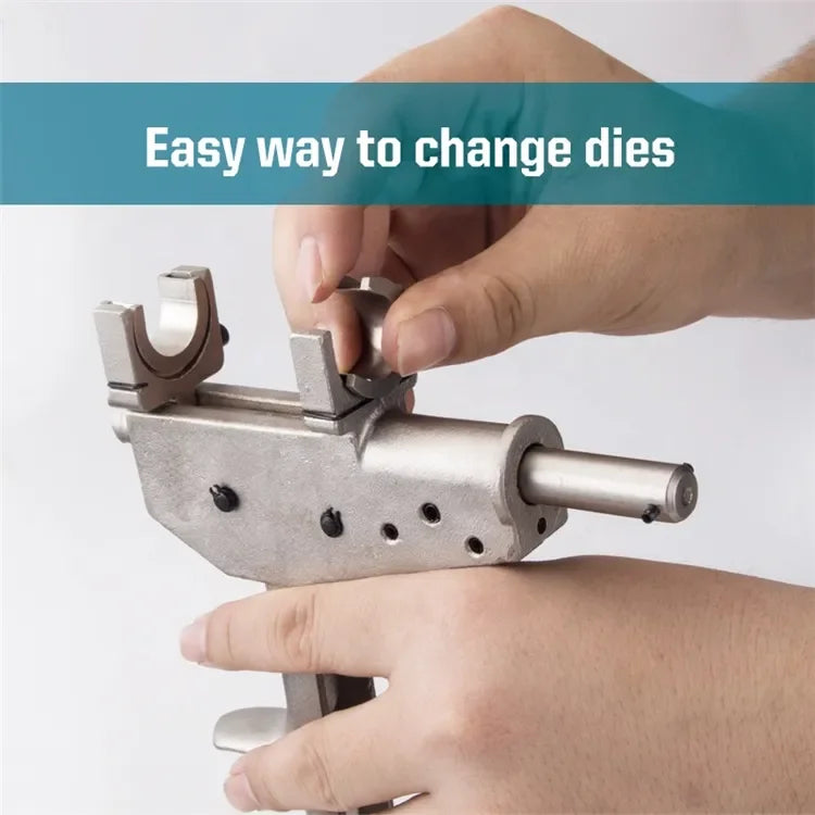 Zupper FT-1225 Manual Axial Press Tool for Pipe, Compact and Labor-saving