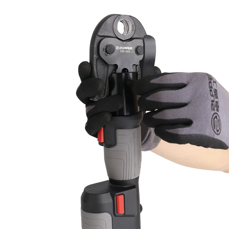 ZUPPER PZ-2430 Battery Powered Hydraulic Pipe Pro Press Tool for Pex Steel Copper Pipe Without Jaws